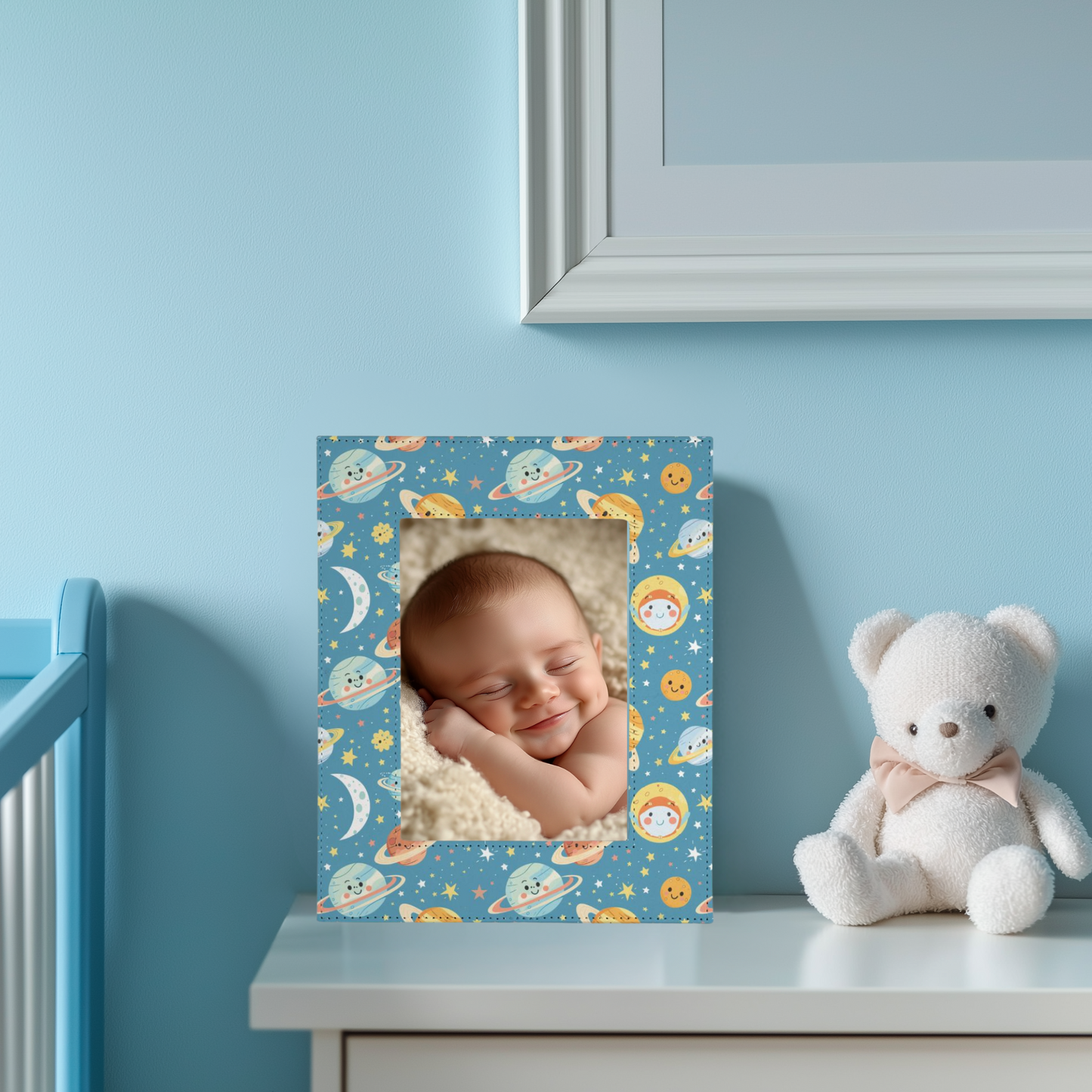 Cuddle up in the Cosmos Picture Frame 5x7