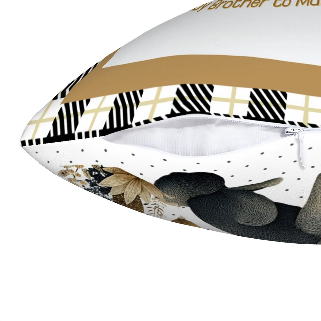 Musical Wolf Throw Pillow Covers