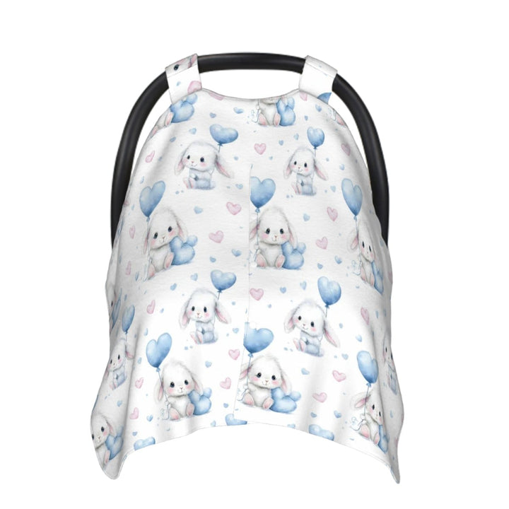 Rabbit and Balloons Car Seat Cover