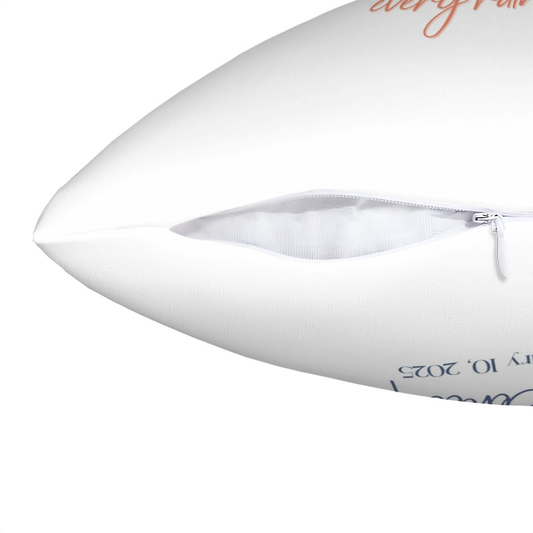 Umbrella and Flowers Throw Pillow Covers