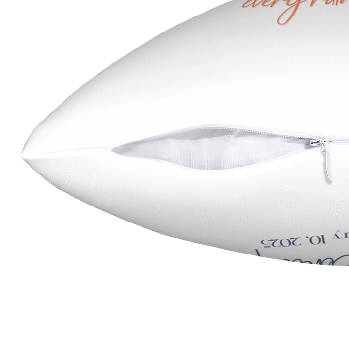 Umbrella and Flowers Throw Pillow Covers