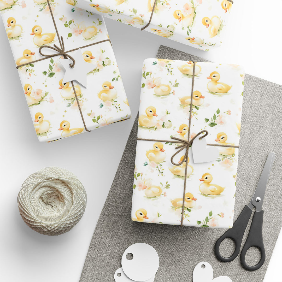 Cute Duckling Wrapping Paper