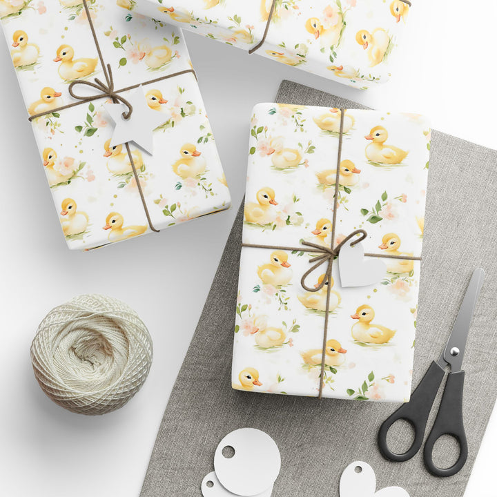Cute Duckling Wrapping Paper