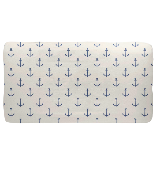 Anchors Away Fitted Crib Sheet