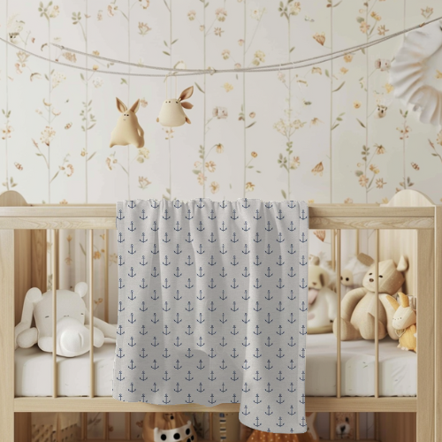 Anchors Away Swaddle Blanket