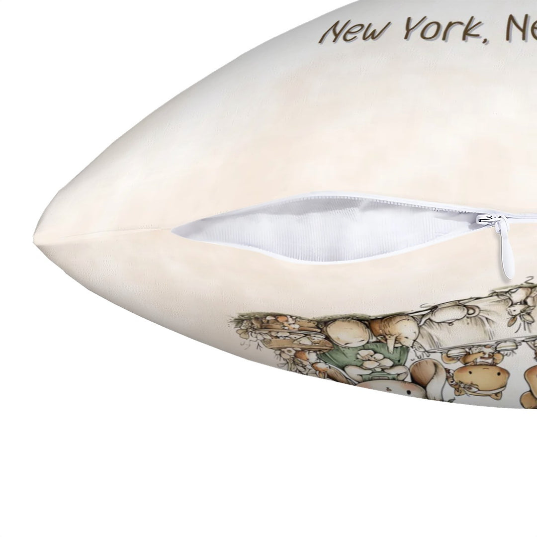 Woodland Tea Party Throw Pillow Covers