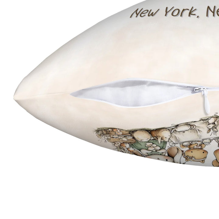 Woodland Tea Party Throw Pillow Covers