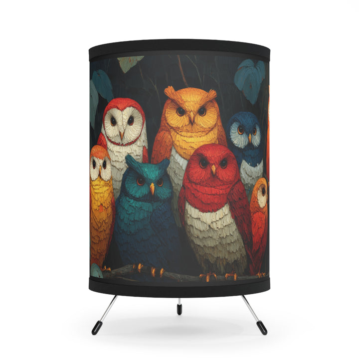 Colorful Owls Lamp