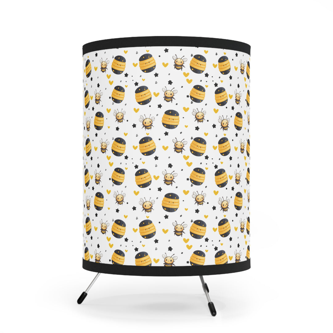 Bumble Bee and Honey Tripod Lamp