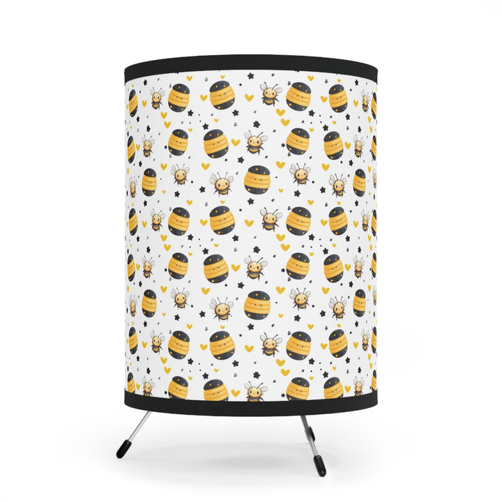 Bumble Bee and Honey Tripod Lamp