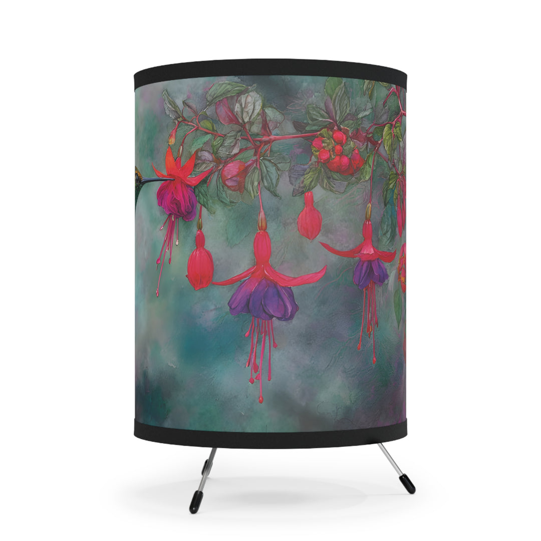Hummingbird Floral Lamp