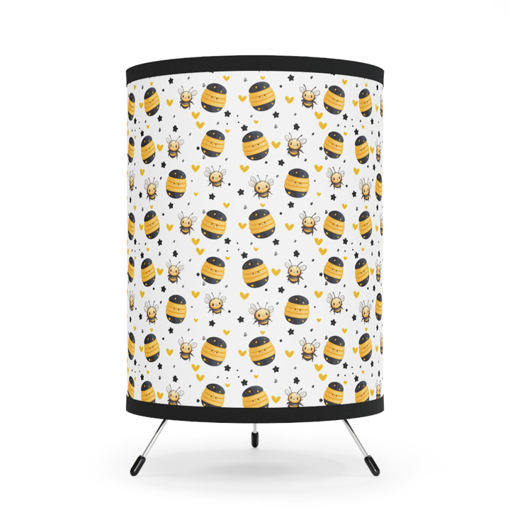 Bumble Bee and Honey Tripod Lamp