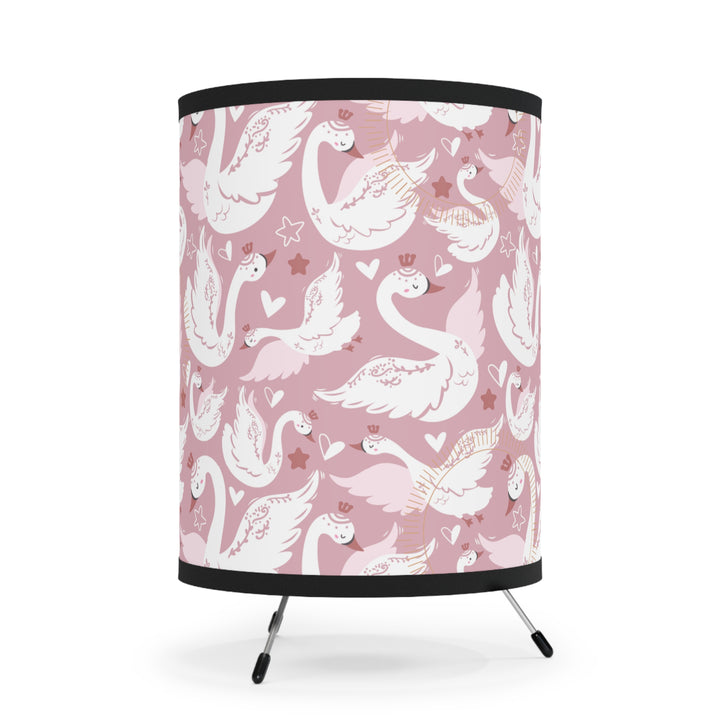 Pink Swan Tripod Lamp