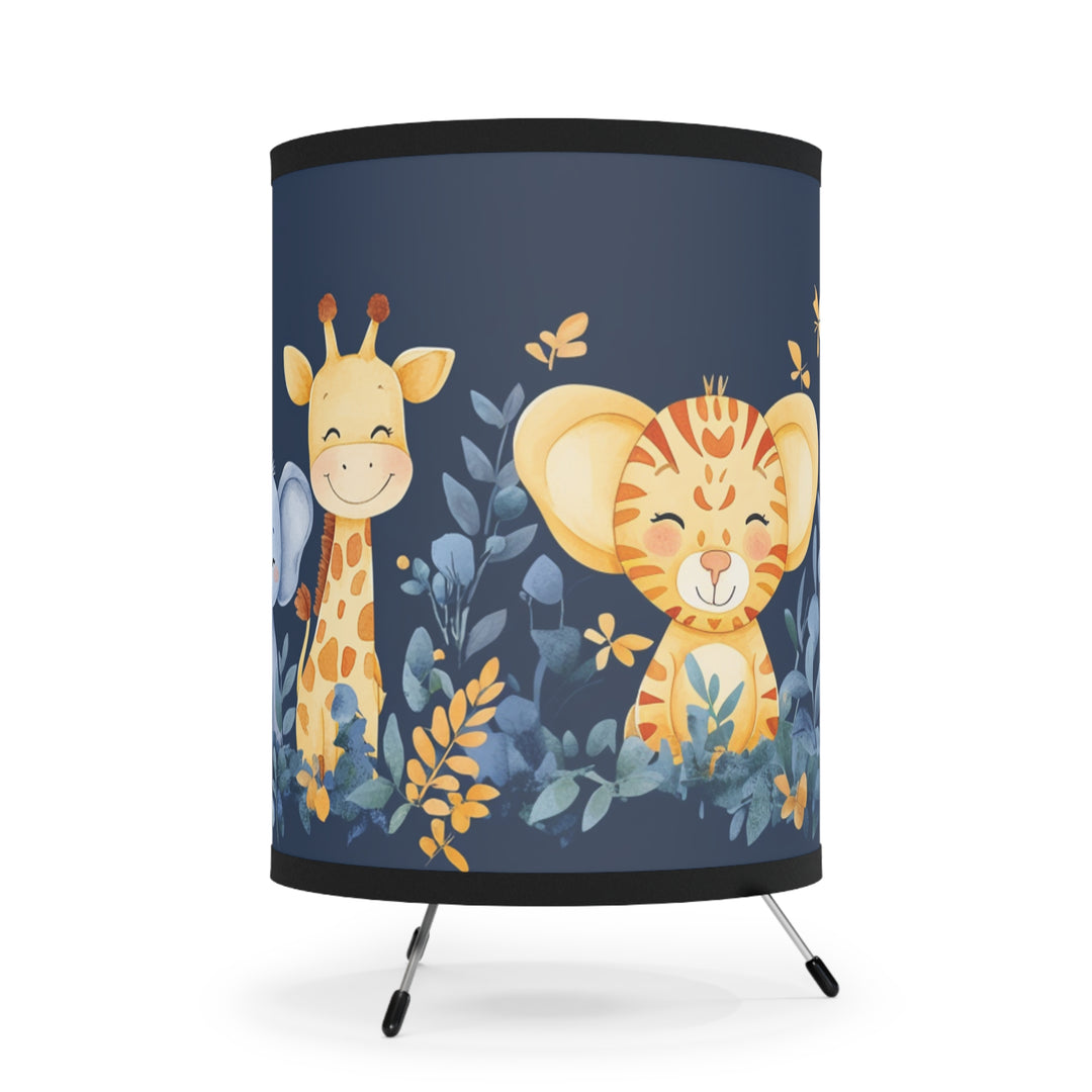Jungle Animal Nursery Tripod Lamp