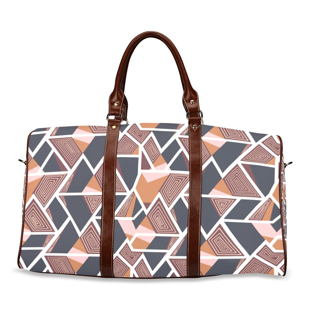 Brown Geometric Bag