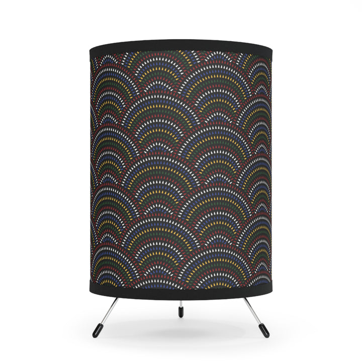 Colorful Tribal Tripod Lamp
