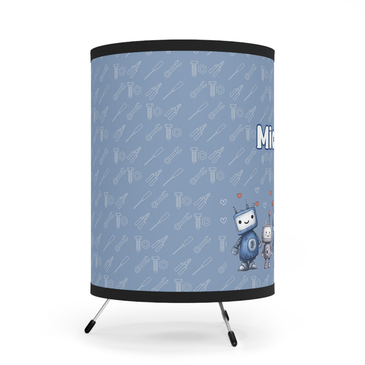 Blue Robot Lamp