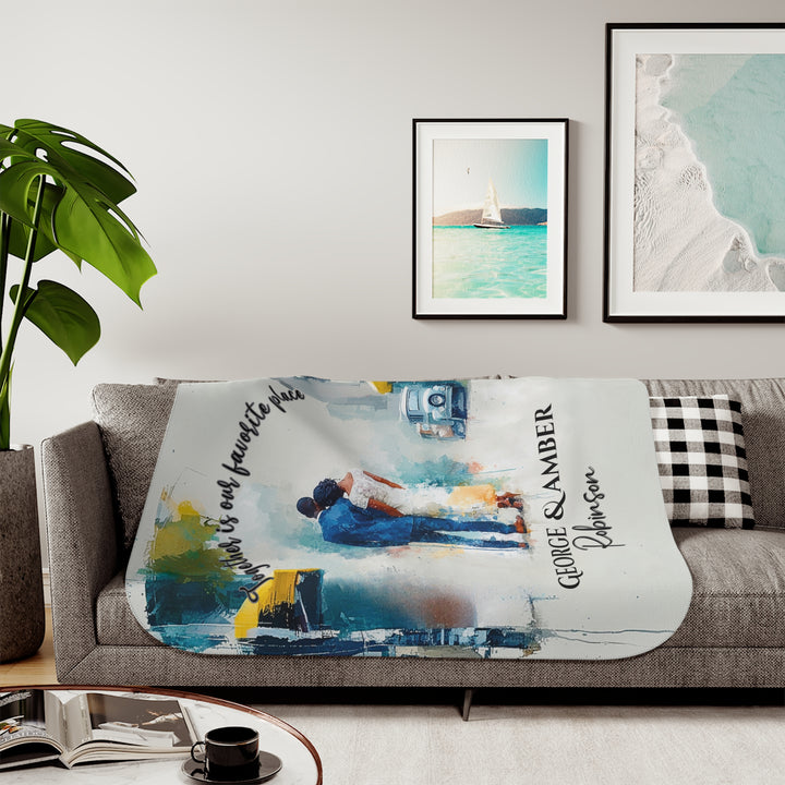 Personalized Cozy Sherpa Blanket A Day to Remember