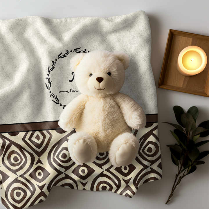 Tribal Monogram Blanket