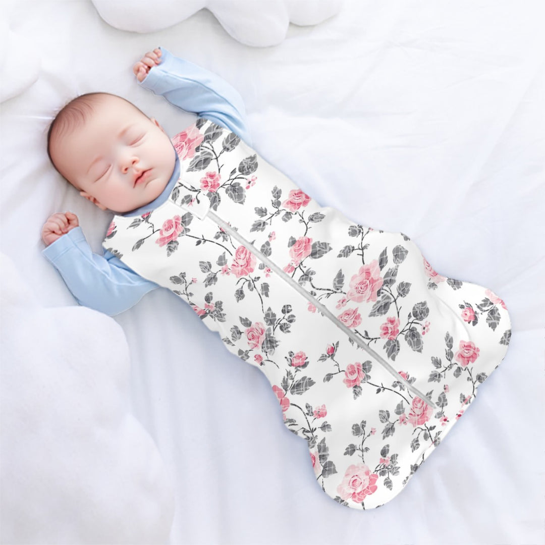 Roses and Lace Sleeveless Baby Sleep Sack