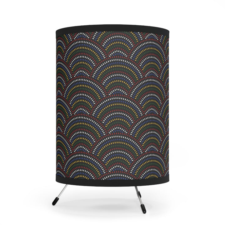 Colorful Tribal Tripod Lamp