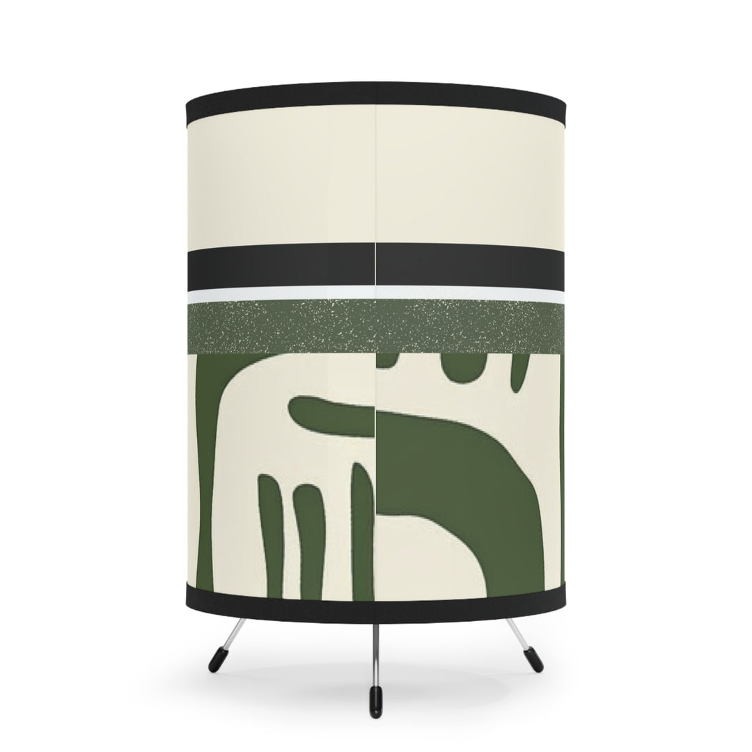 Sage and Cream Tripod Lamp