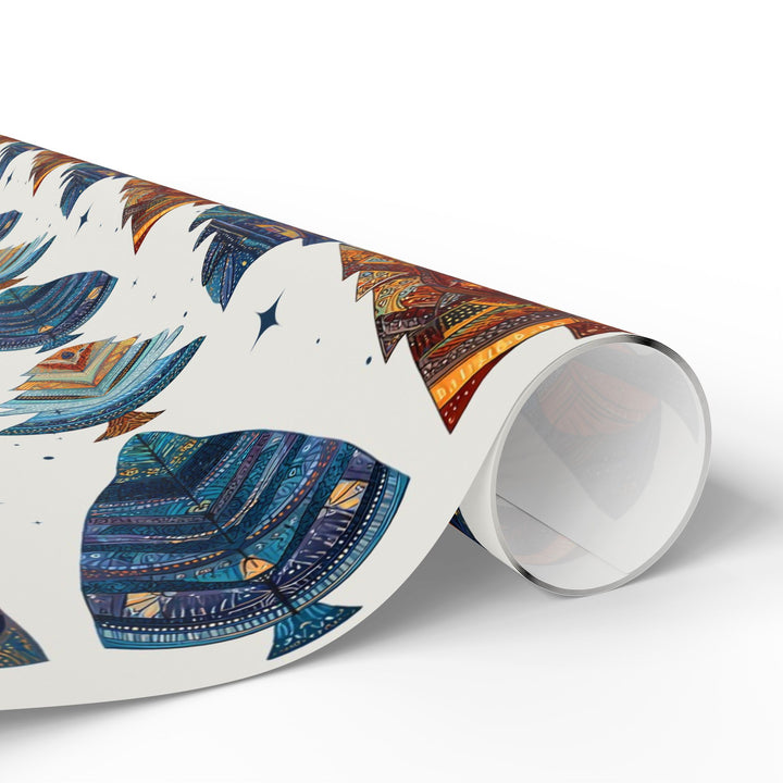 Tribal Tree Wrapping Paper