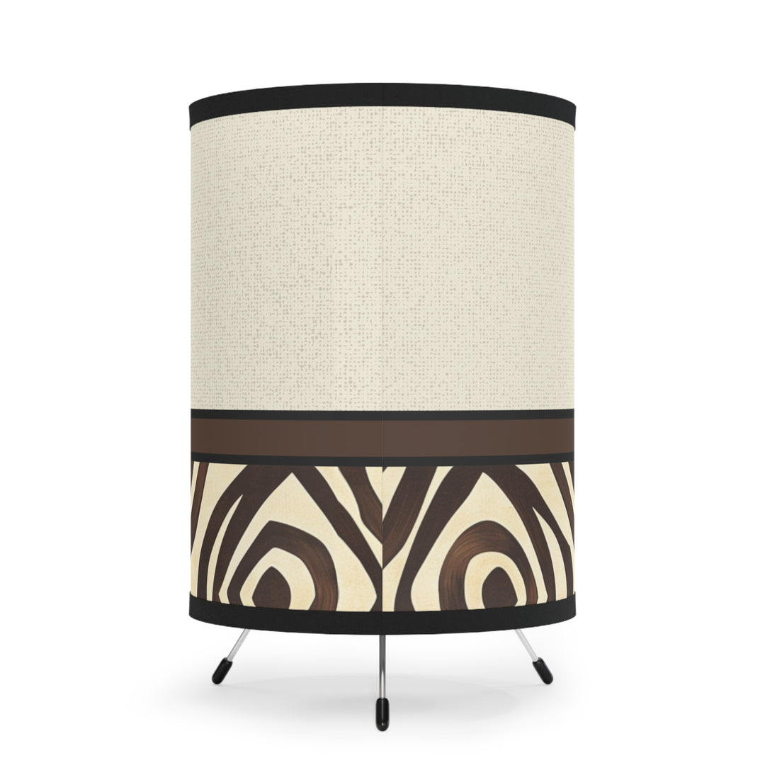 Tribal Monogram Tripod Lamp