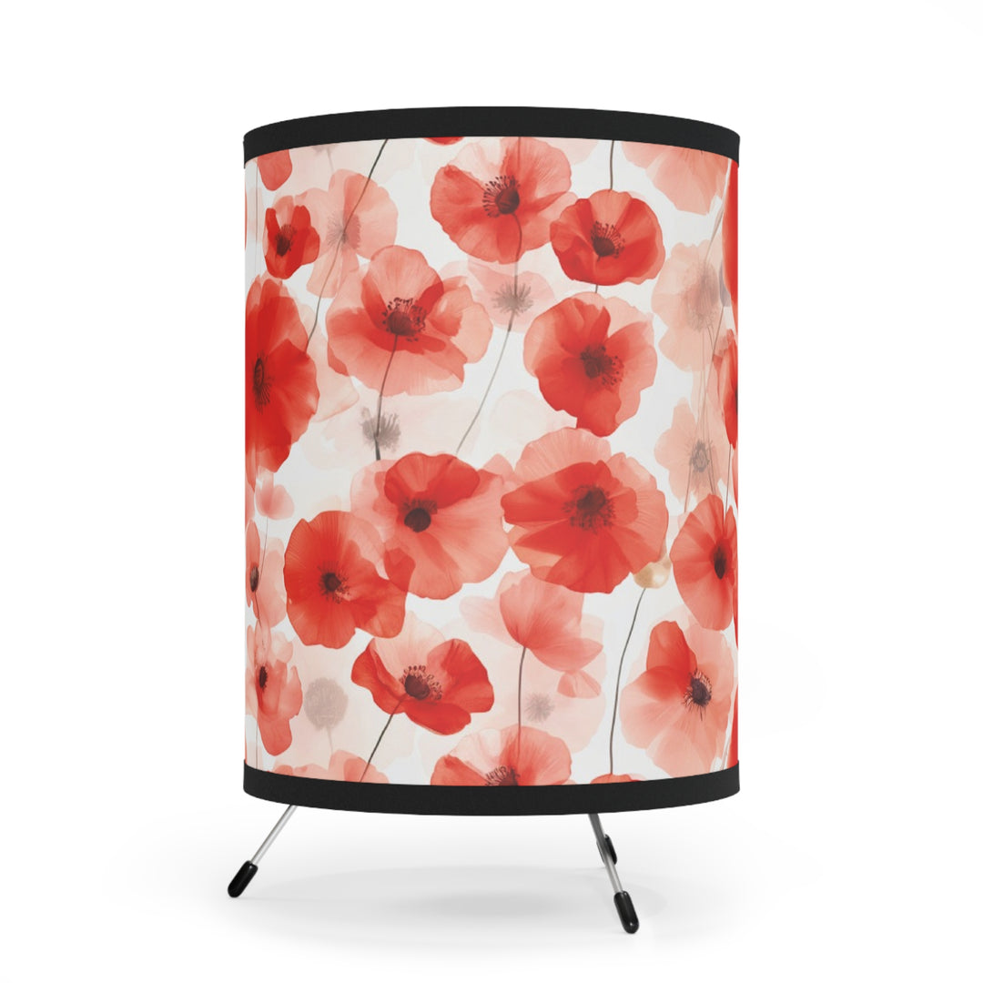 Poppy Flower Tripod Lamp