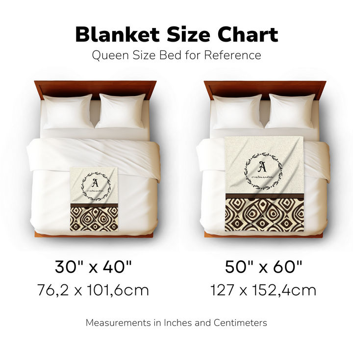 Tribal Monogram Blanket