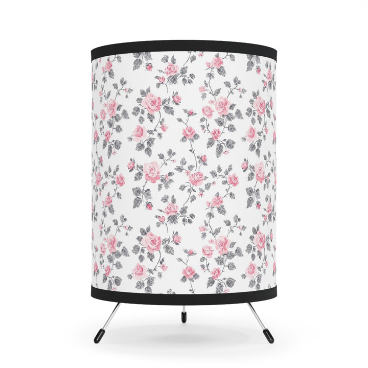 Roses and Lace Tripod Lamp