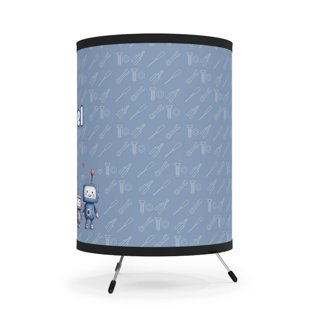Blue Robot Lamp
