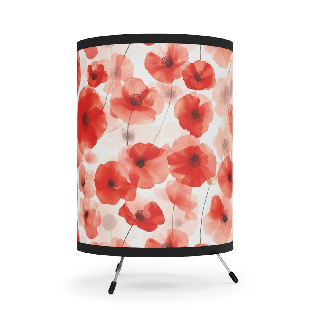 Poppy Flower Tripod Lamp
