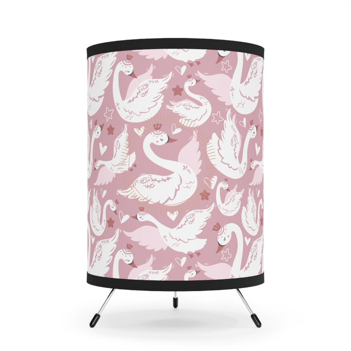 Pink Swan Tripod Lamp