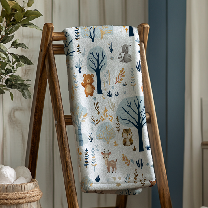 Woodland Animals Blanket