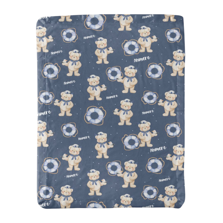 Teddy Bear Sailor Blanket