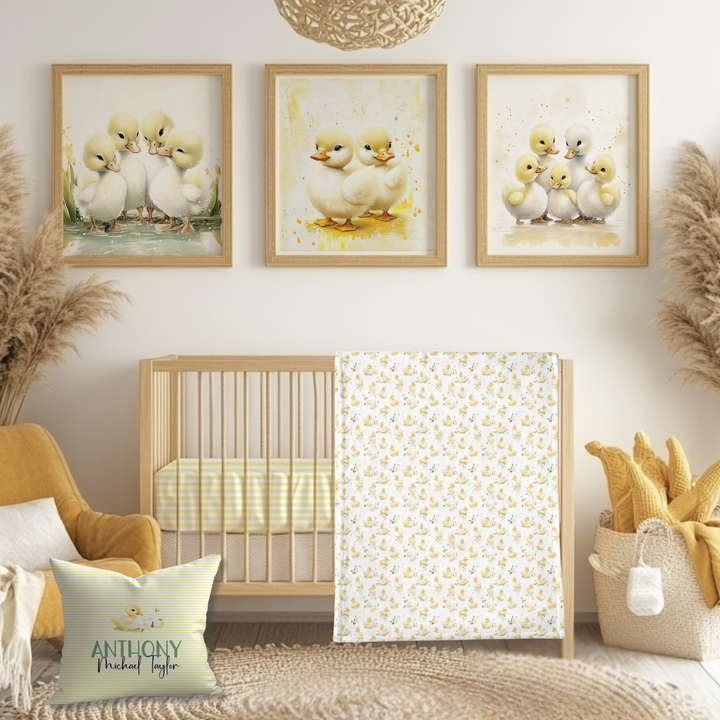 Baby Duck Minky Blanket - 30" x 40"