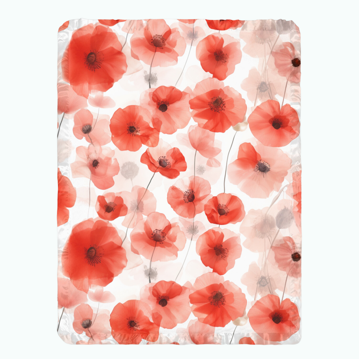 Poppy Flower Blanket