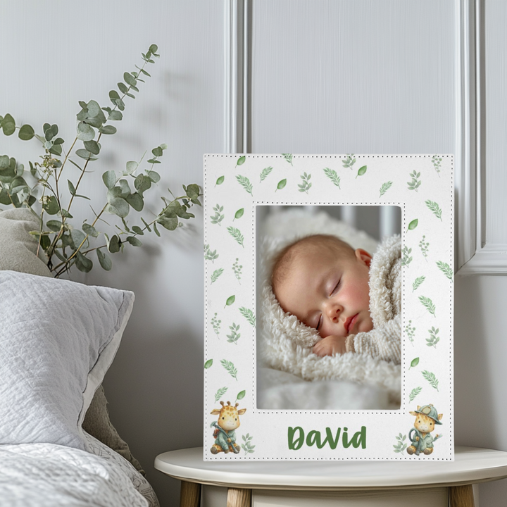 Giraffe Fireman Picture Frame