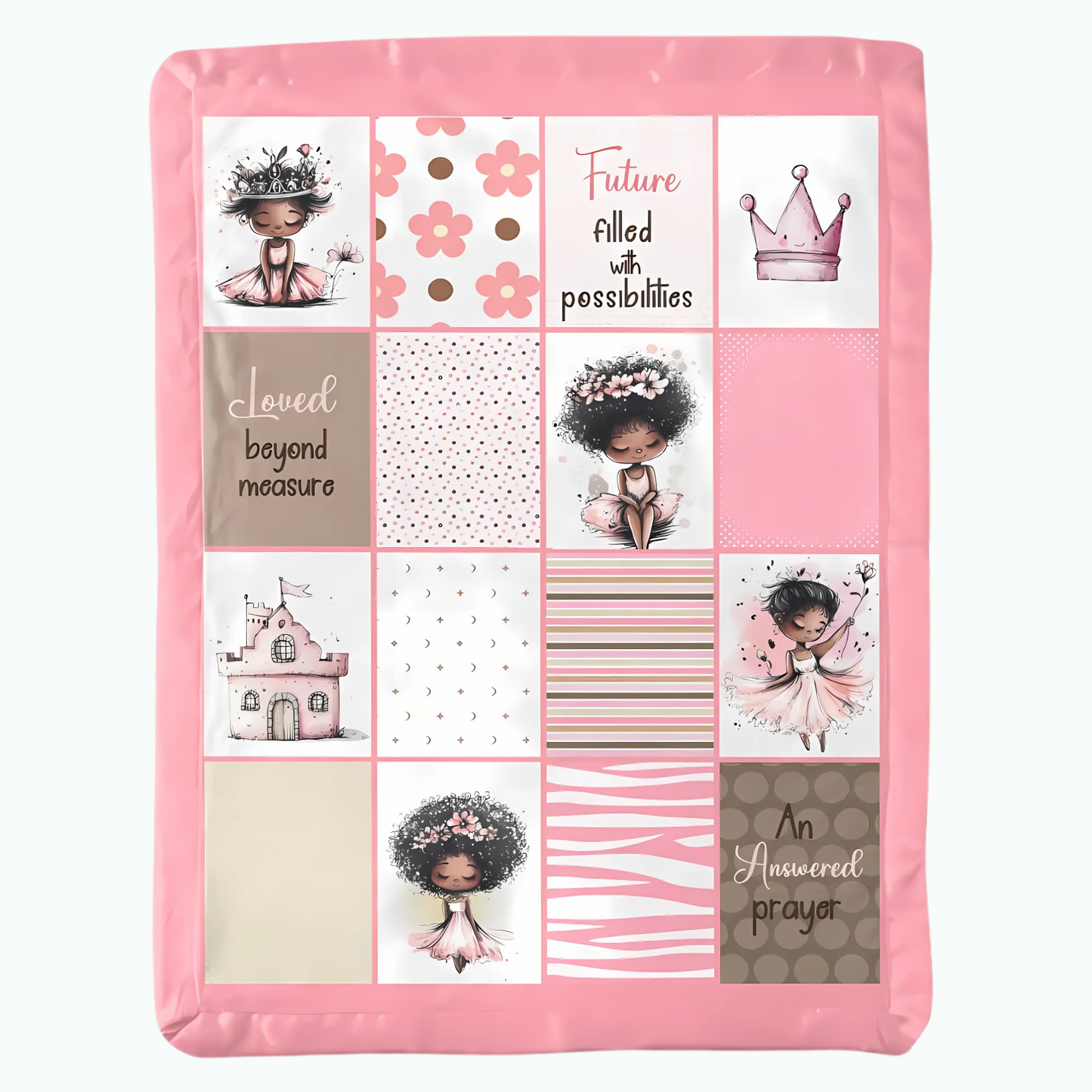 Black Girl Positive Affirmation Blanket
