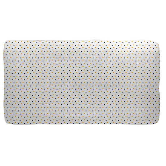 Polka Dot Fitted Crib Sheet