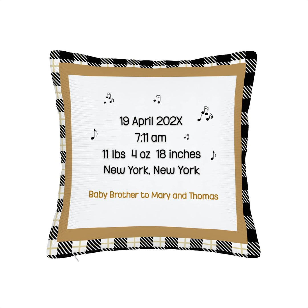 Musical Wolf Throw Pillow Covers