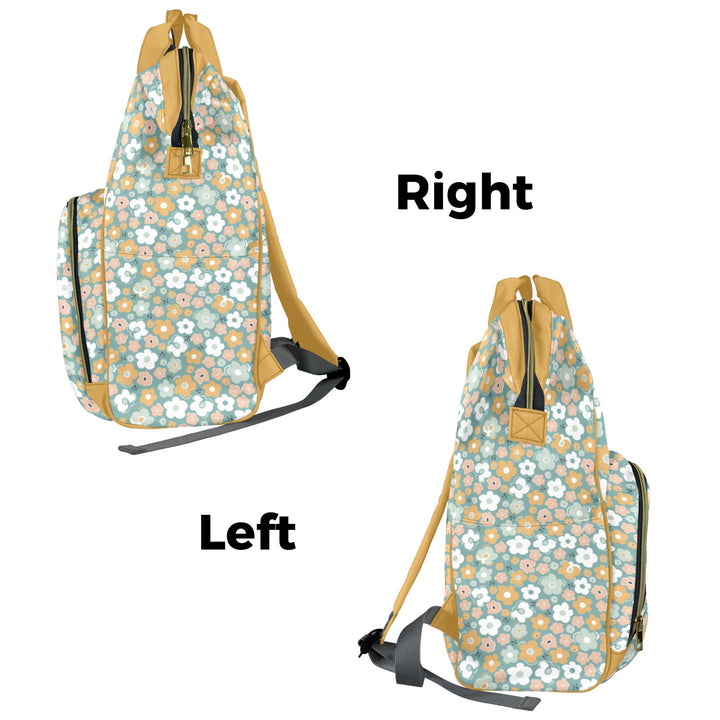 Boho Flower Diaper Bag
