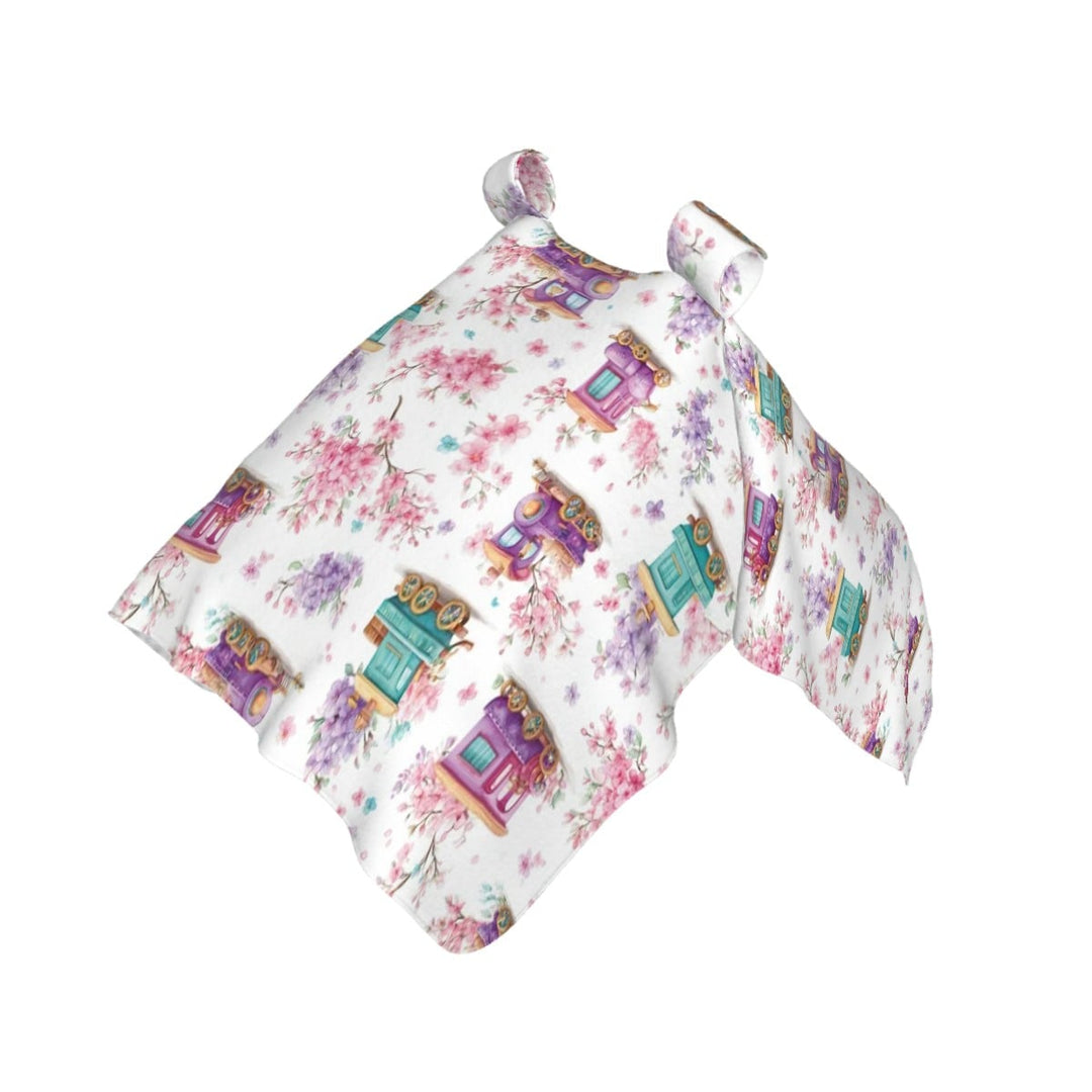 Whimsical Cuddle Train Baby Car Seat Cover