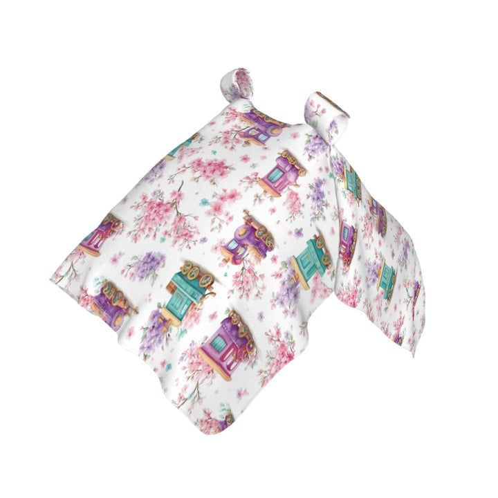 Whimsical Cuddle Train Baby Car Seat Cover
