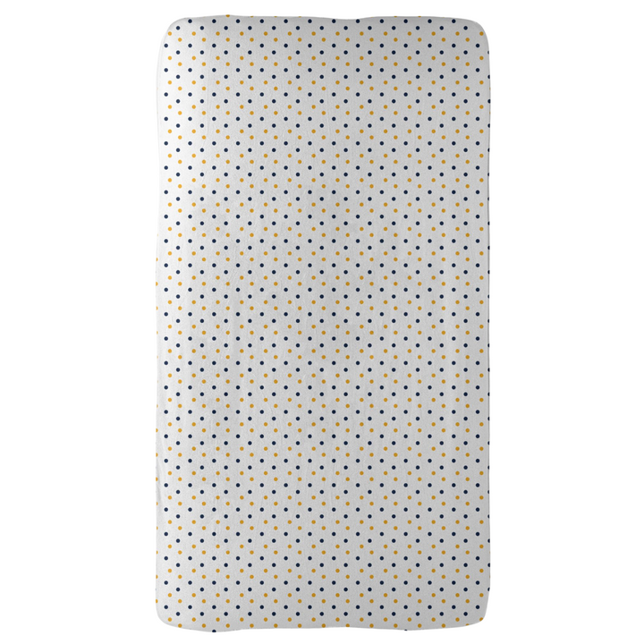 Polka Dot Fitted Crib Sheet