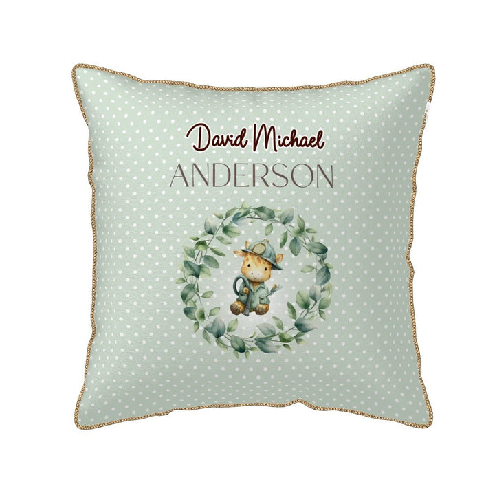 Giraffe Fireman Custom Pillow Case