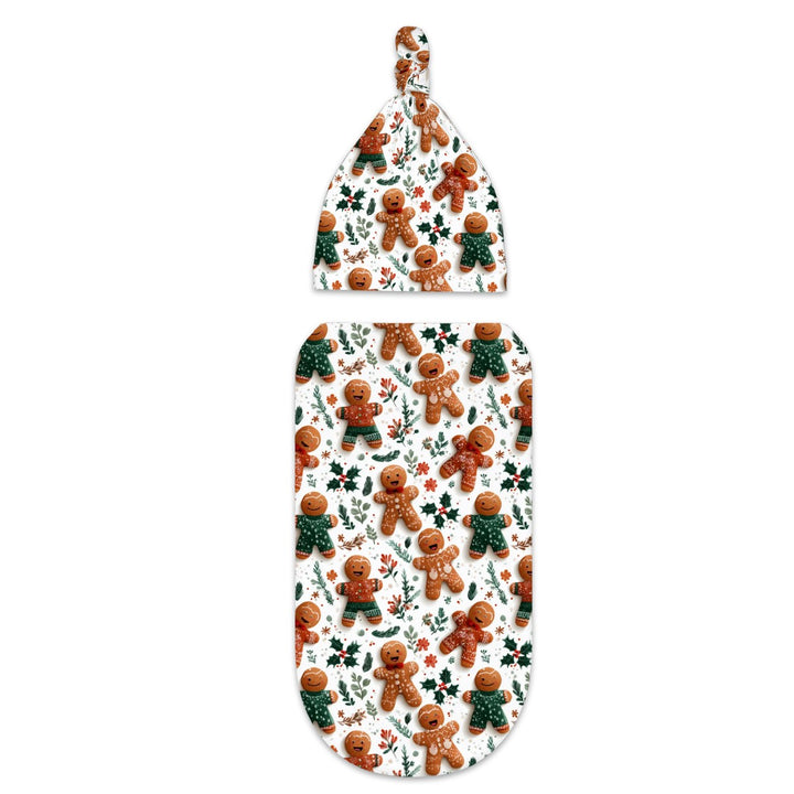 Gingerbread Cocoon Baby Swaddle Set