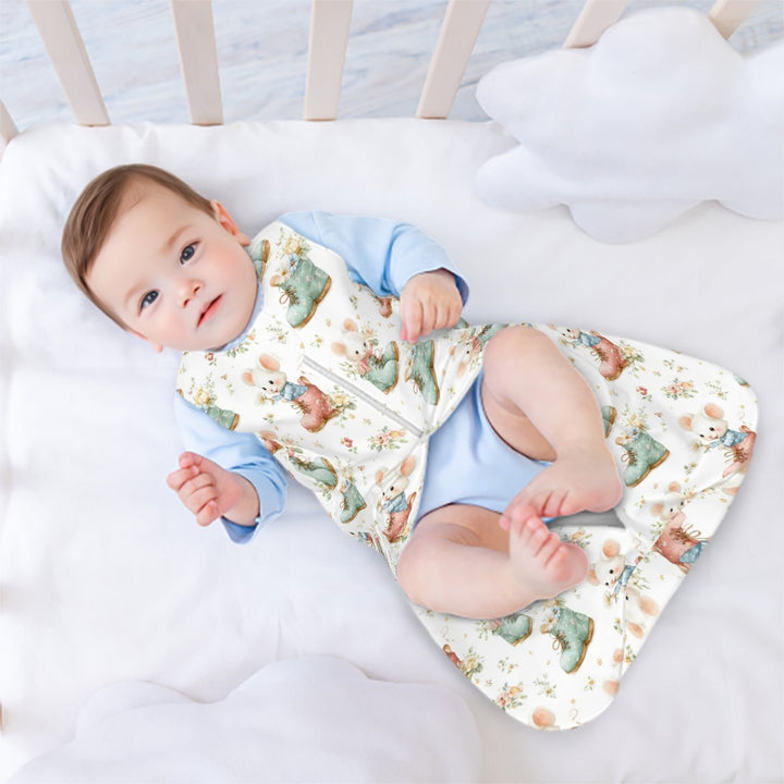 Mouse in Boots Sleeveless Baby Sleep Sack