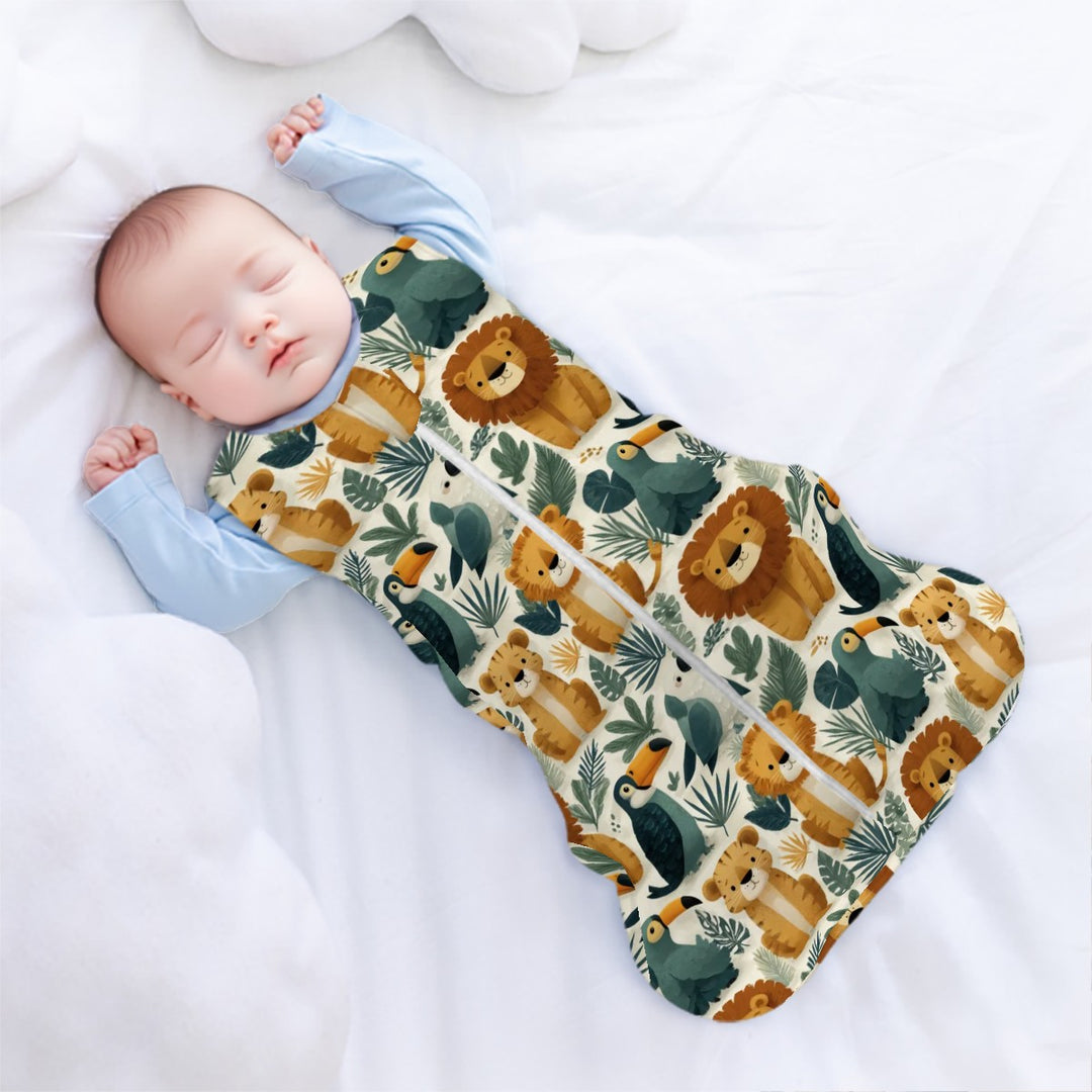 Jungle Animals Sleeveless Baby Sleep Sack